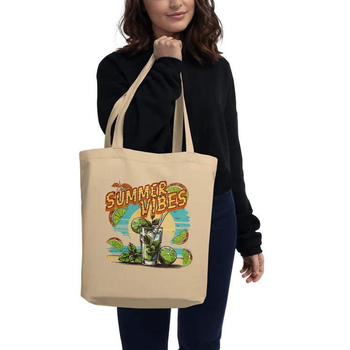 Summer Vibes Eco-Friendly Tote Bag product image (2)