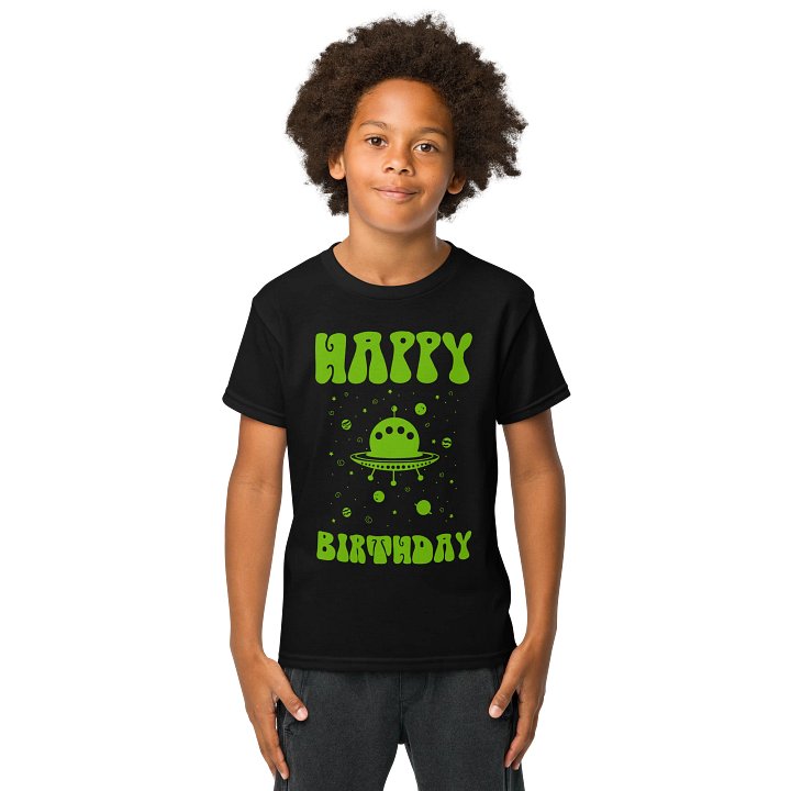 Happy Birthday (UFO) T-Shirt For Kids product image (1)