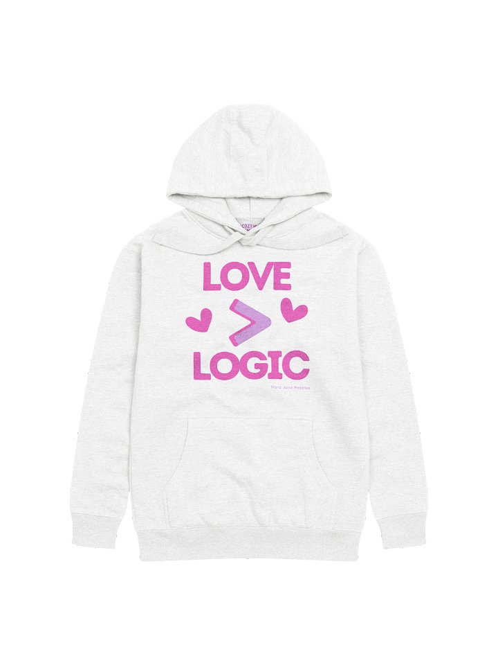 Felpa con cappuccio Love > Logic product image (1)