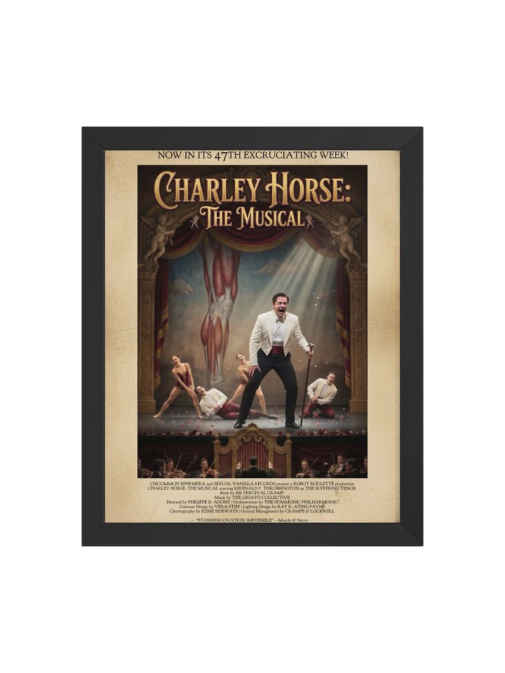 CHARLEY HORSE: THE MUSICAL Framed Poster product image (5)