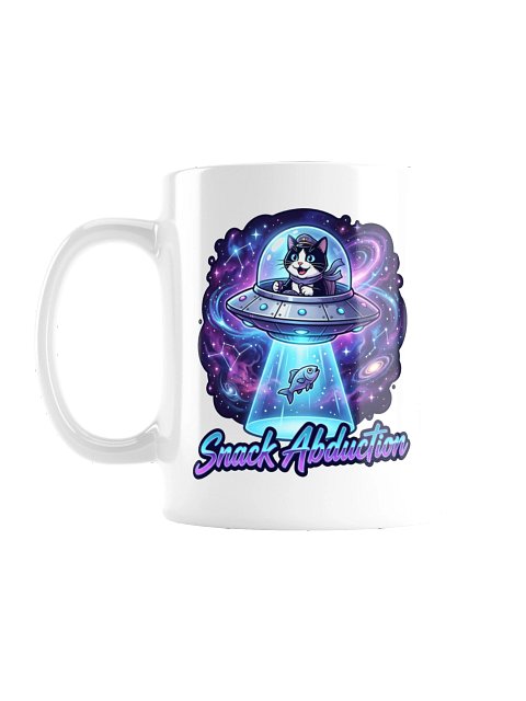Snack Abduction Tuxedo Mug