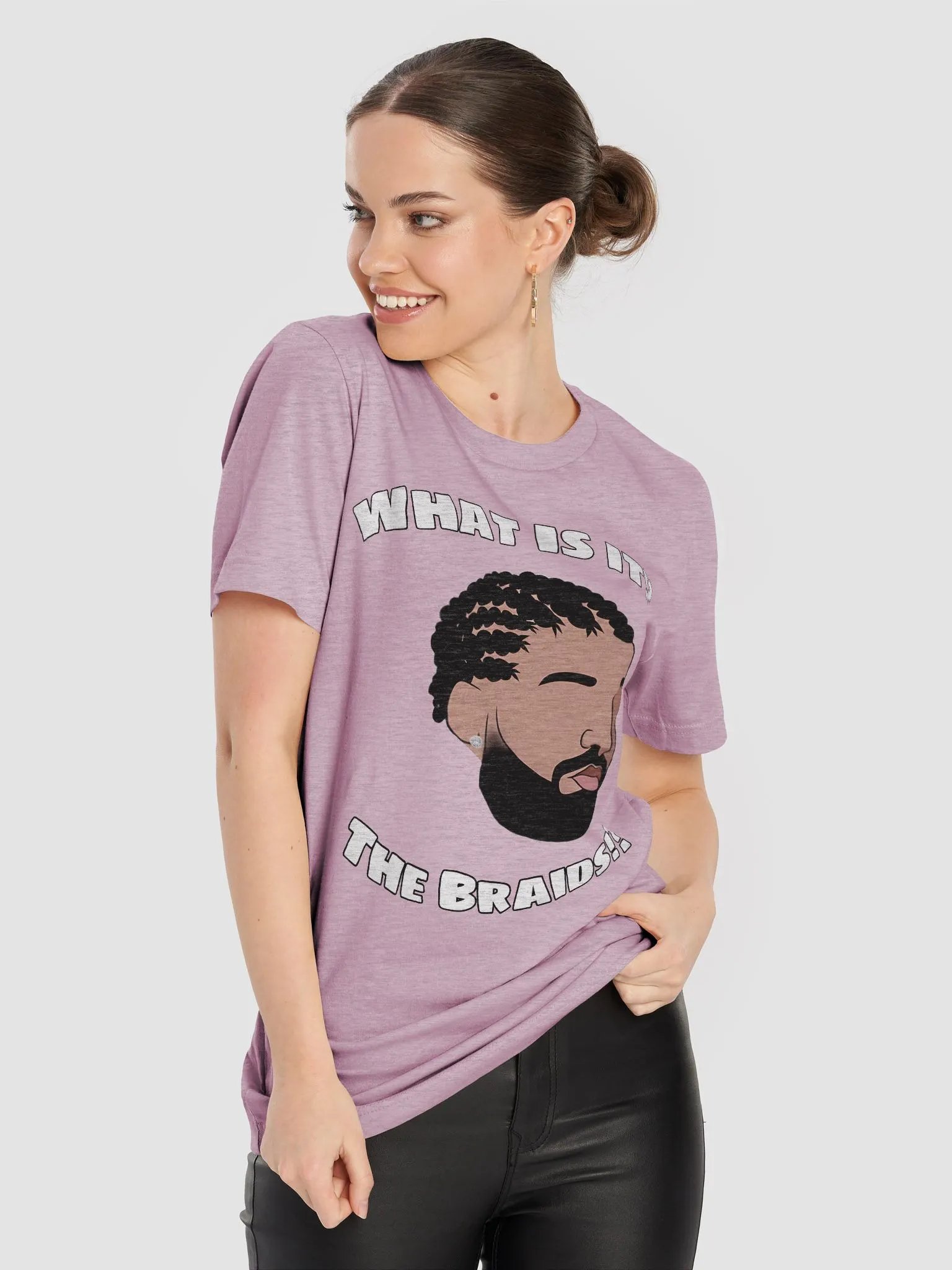 Is it the Braids? Printed T product image (48)