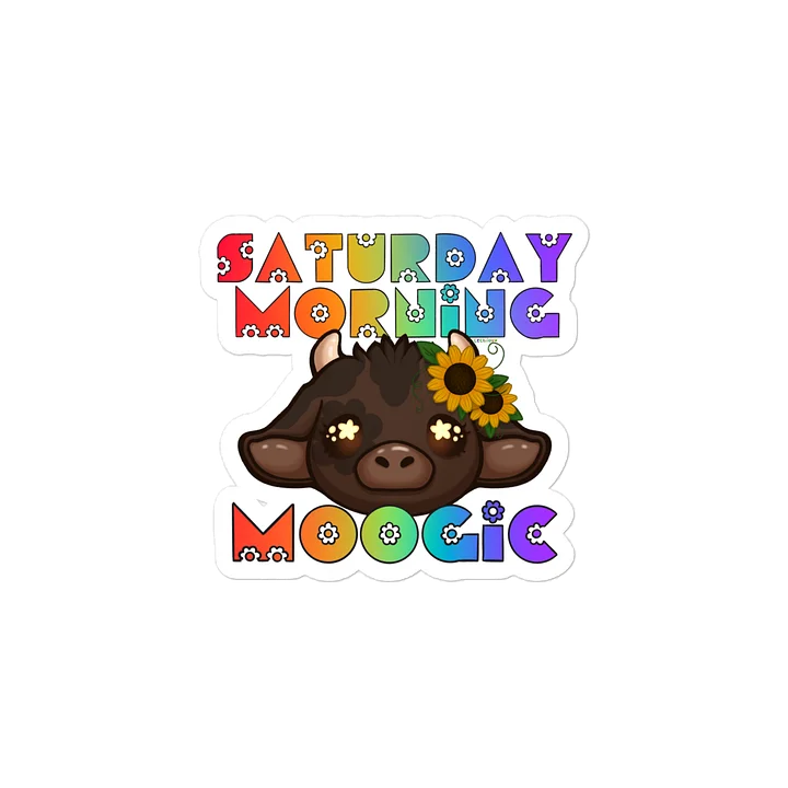 Saturday Morning Moogic Die-cut Sticker product image (1)