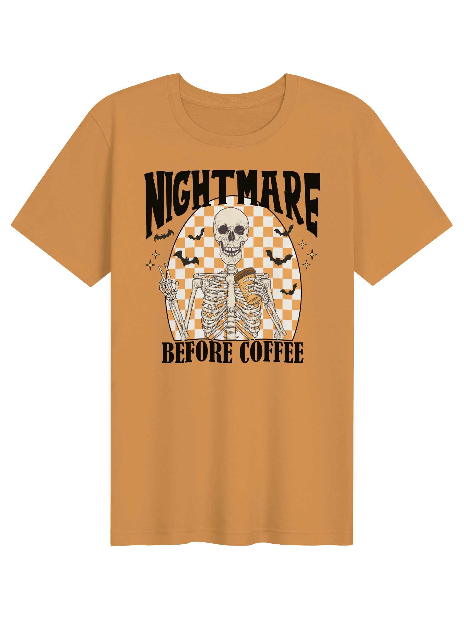 Nightmare Before Coffee T-Shirt | Funny Halloween Coffee Tee product image (4)
