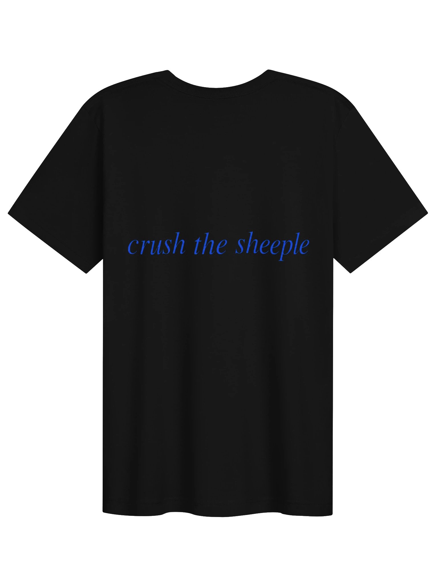 No ShopCo Bella+Canvas Unisex Supersoft Royal Blue Crush the Sheeple Tee product image (8)