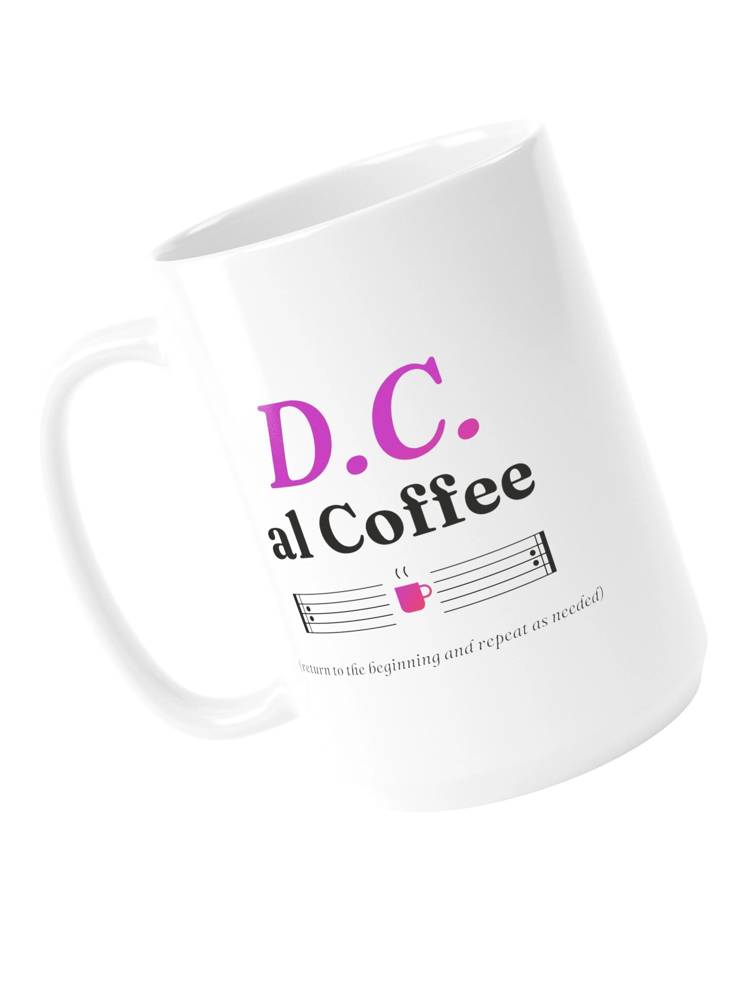 D.C. al Coffee Mug - White product image (5)