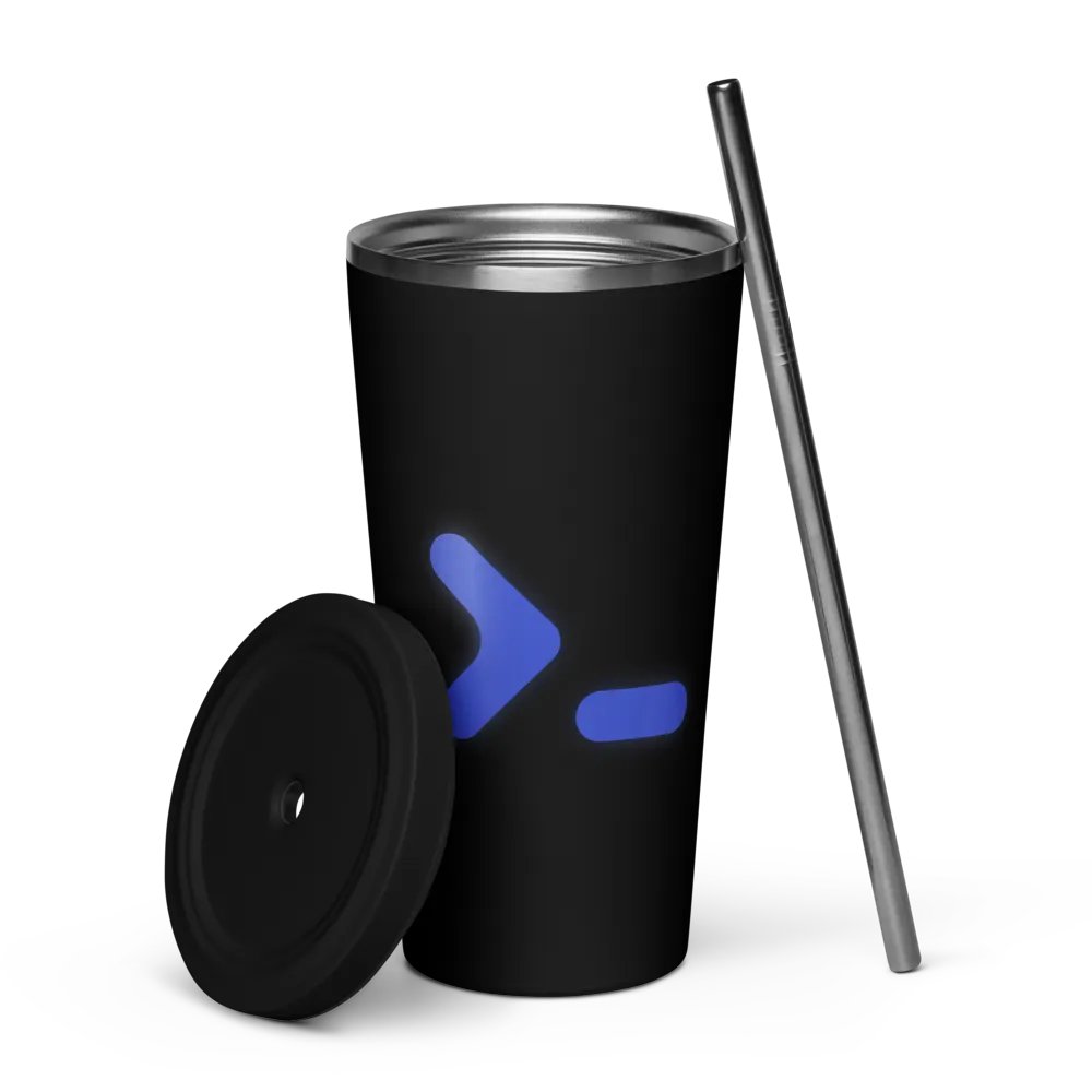 Insulated Tumbler with a Straw product image (5)