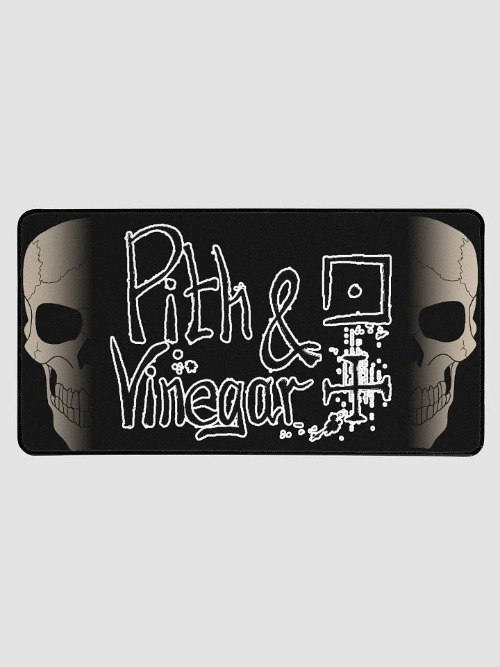 Faded skulls large desk mouse mat product image (1)