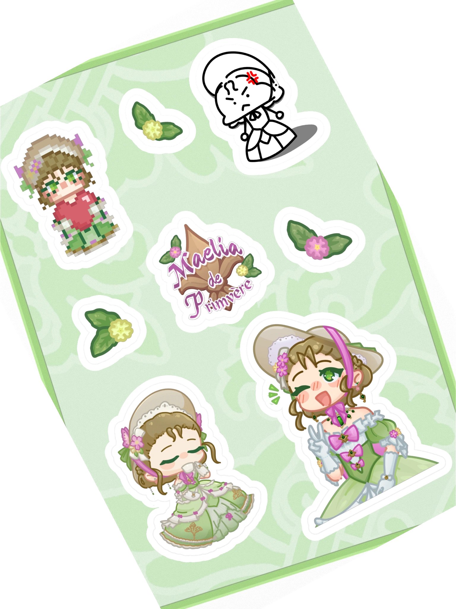 Maelia 2.0 sticker sheet product image (1)