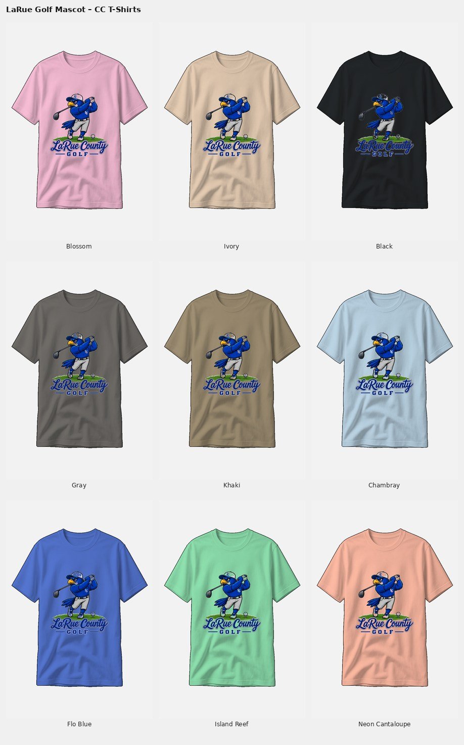 Animated Golf Comfort Colors Tee product image (2)