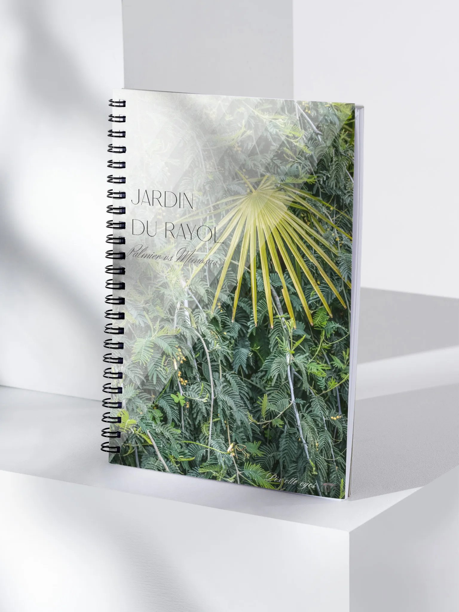 Notebook GeoGraphik – Palm vs Mimosa – Rayol Garden – A5 Format product image (4)