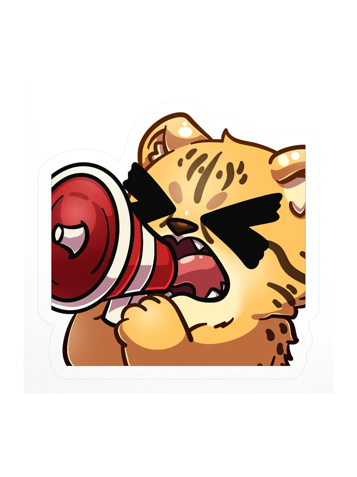 Yell Cheetah Sticker product image (3)