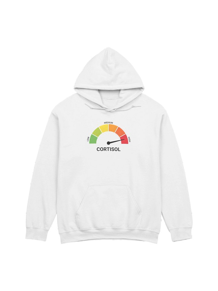 High Cortisol Hoodie White product image (1)