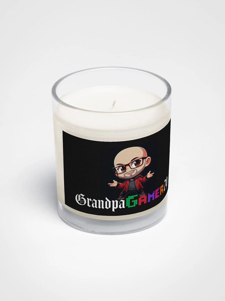 Pixelated Gamer Grandpa Soy Candle product image (2)
