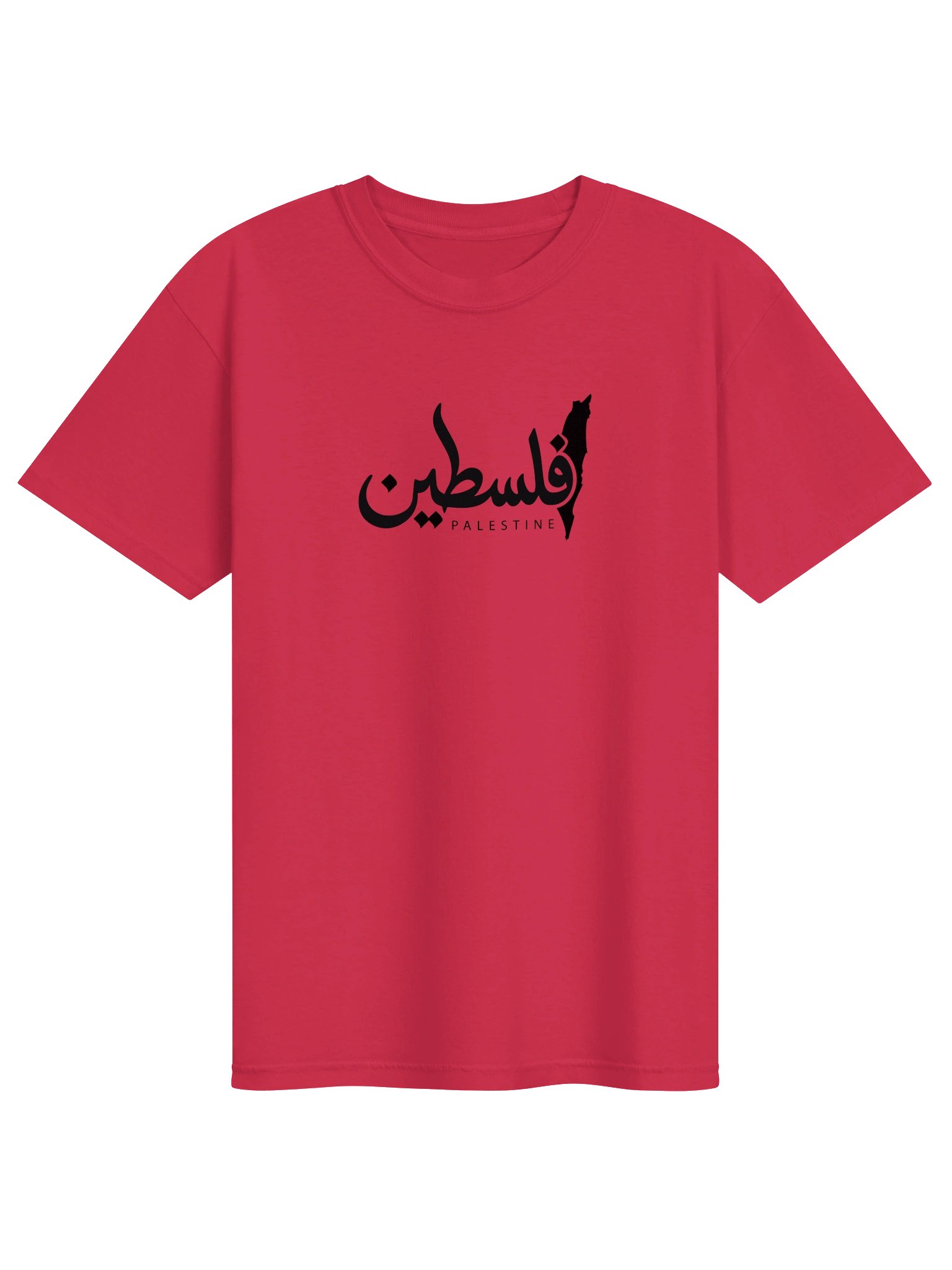 Palestine Arabic Calligraphy T-Shirt – Minimalist Cultural Streetwear Tee product image (2)
