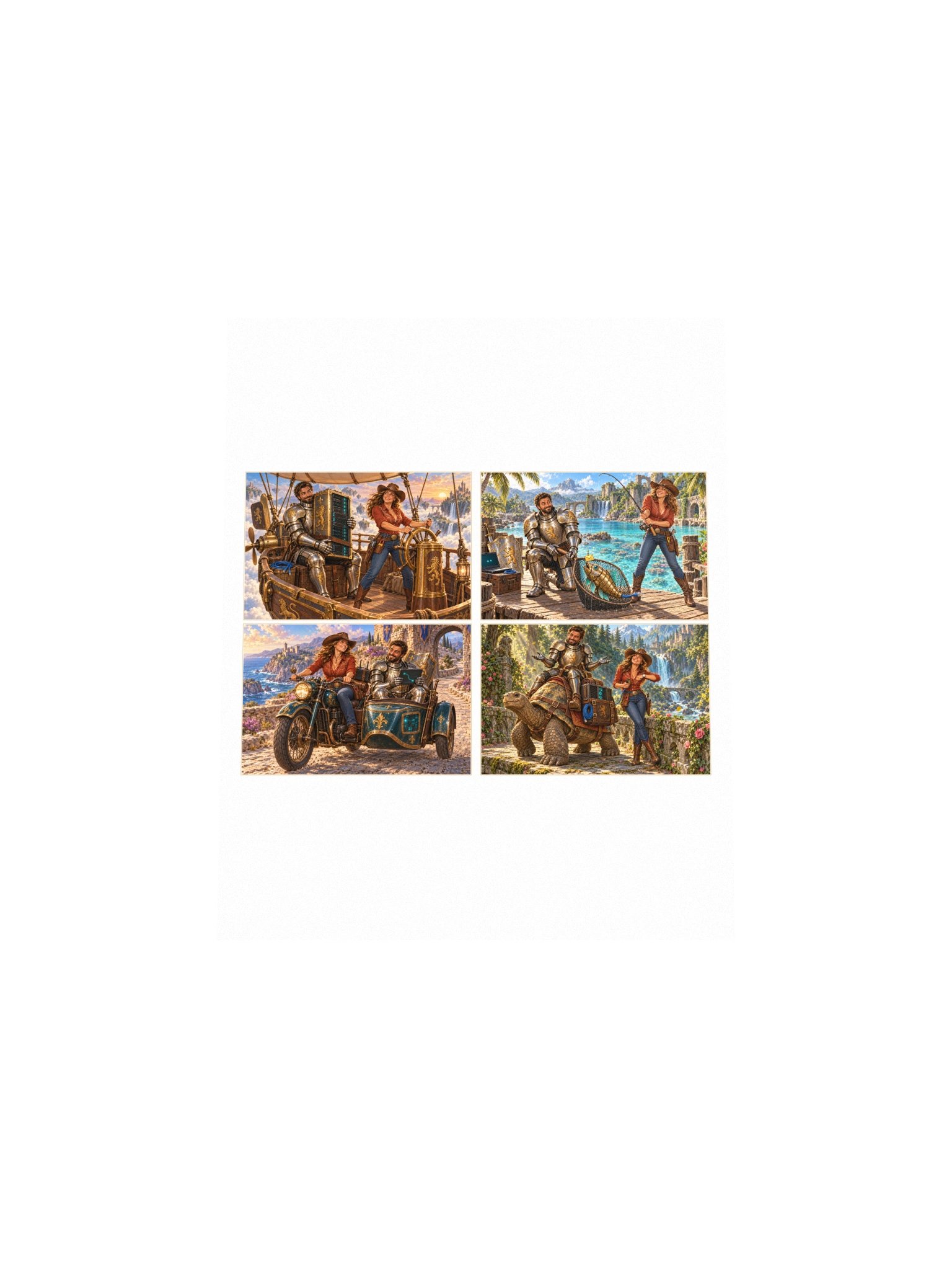 Four Worlds Small Art Print product image (4)
