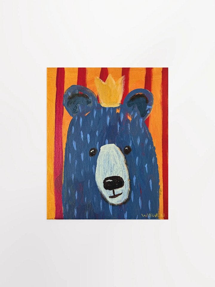 Custom Print: Beau – The Bear of Inner Strength product image (1)