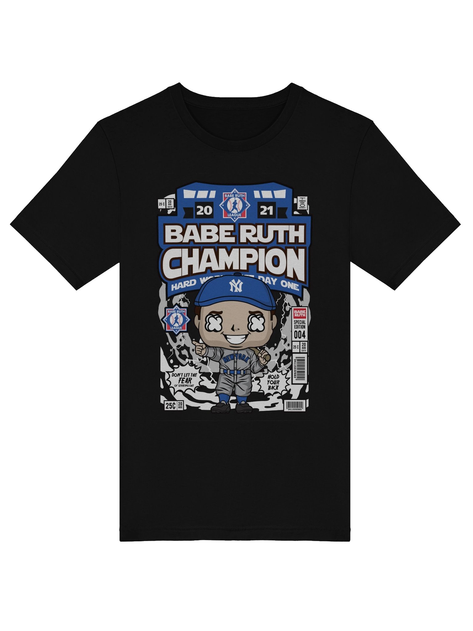 Champion Comic Babe Ruth T-Shirt product image (5)
