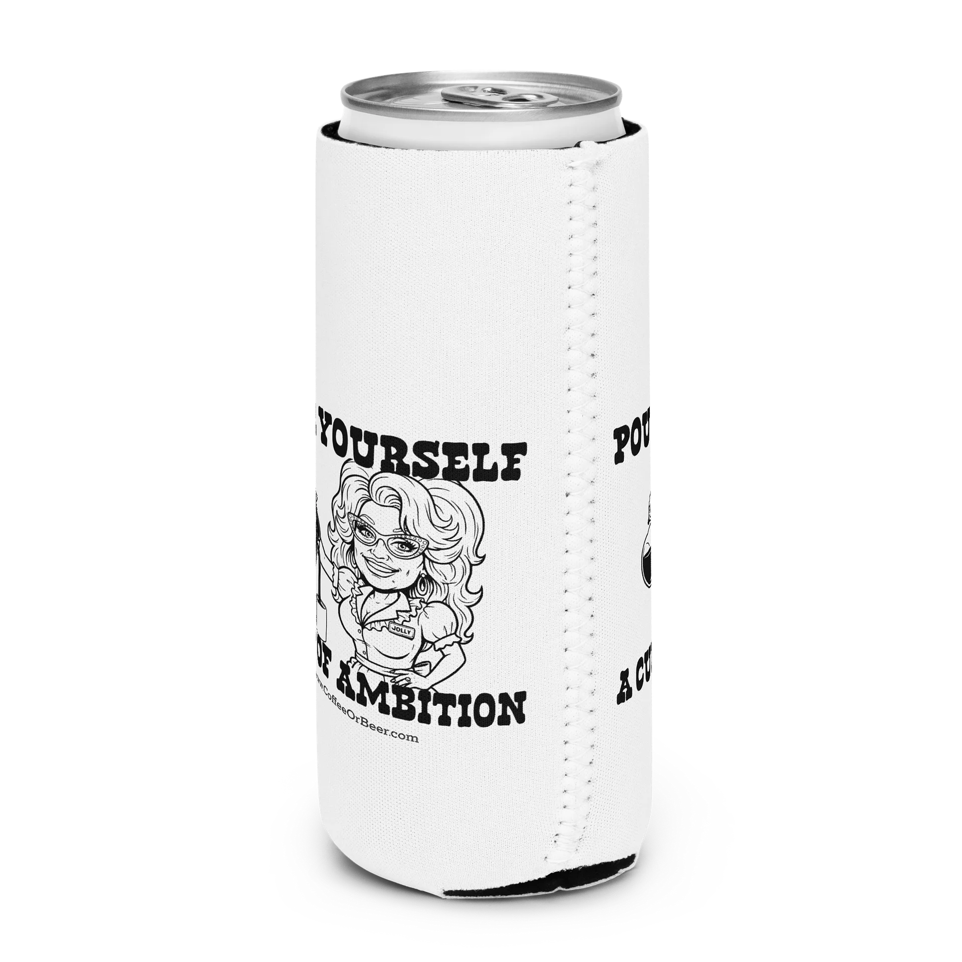 Cup of Ambition Slim Koozie product image (2)