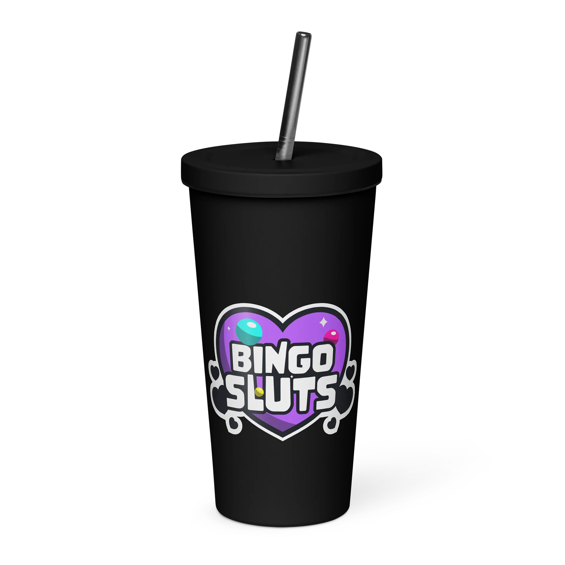 BINGO SLUTS INSULATED TUMBLER PURPLE product image (1)