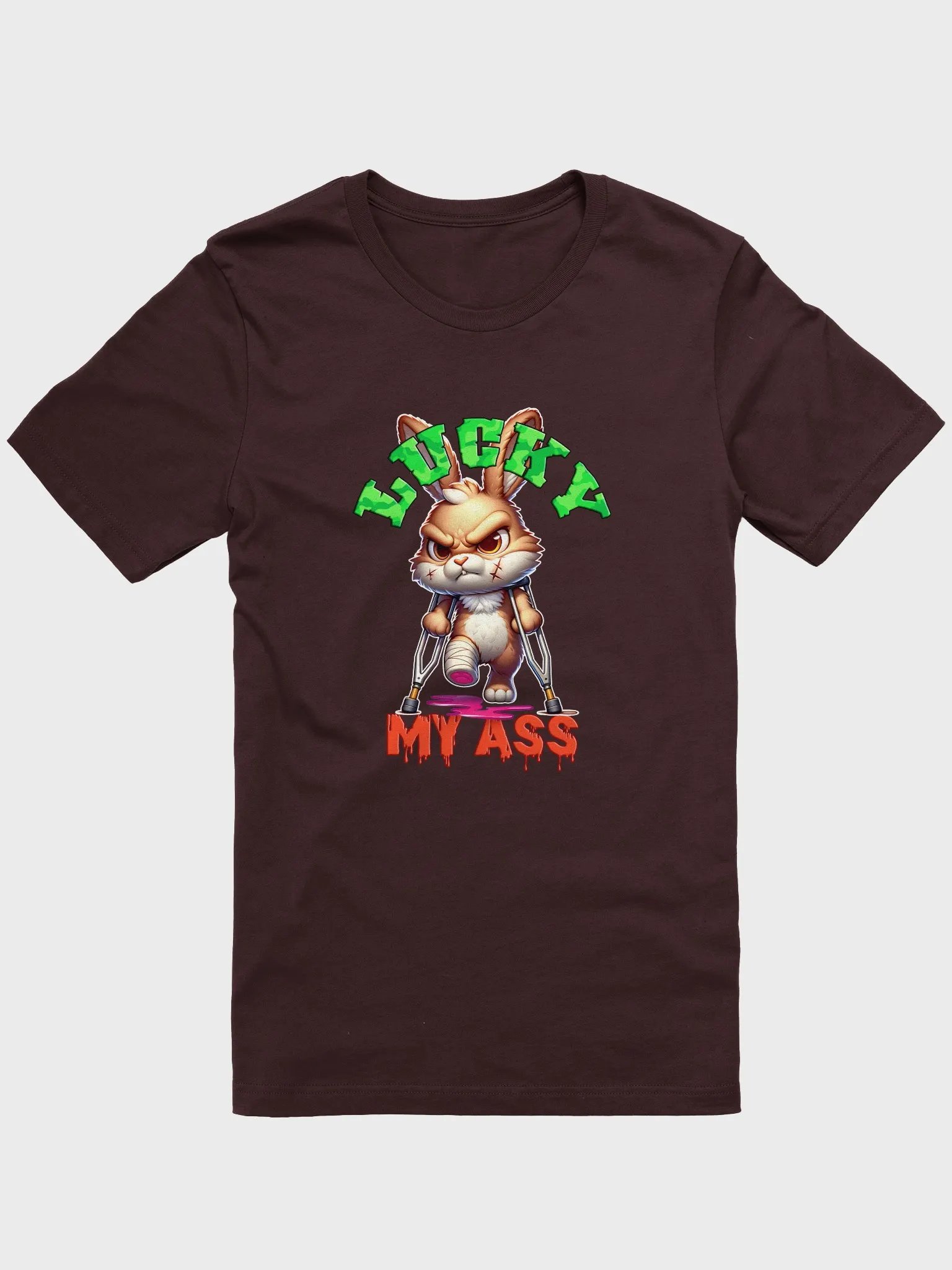 Lucky My Ass Rabbit T-Shirt product image (41)