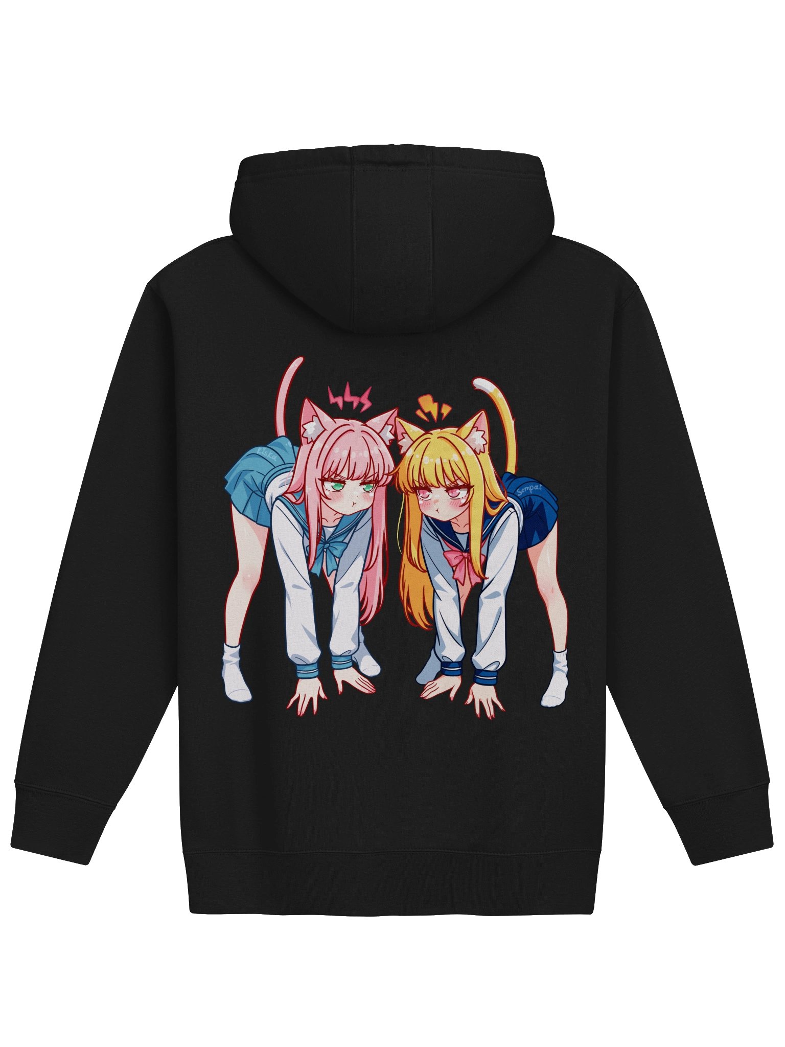 Fighting catgirls ☆ Hoodie product image (1)