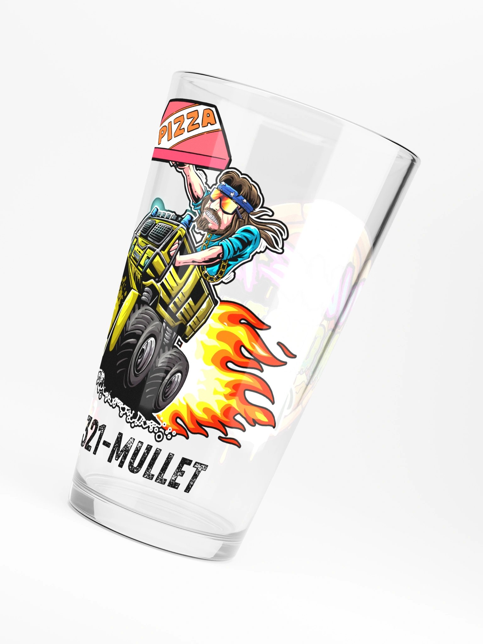 Shaker Pint Glass : MULLETS MONSTER PIZZA product image (6)