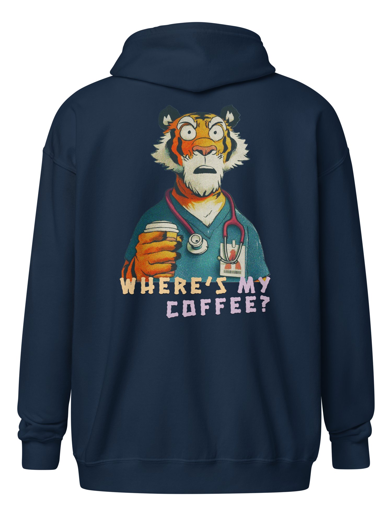 Nurse Coffee Zip Hoodie for Nursing Students product image (36)