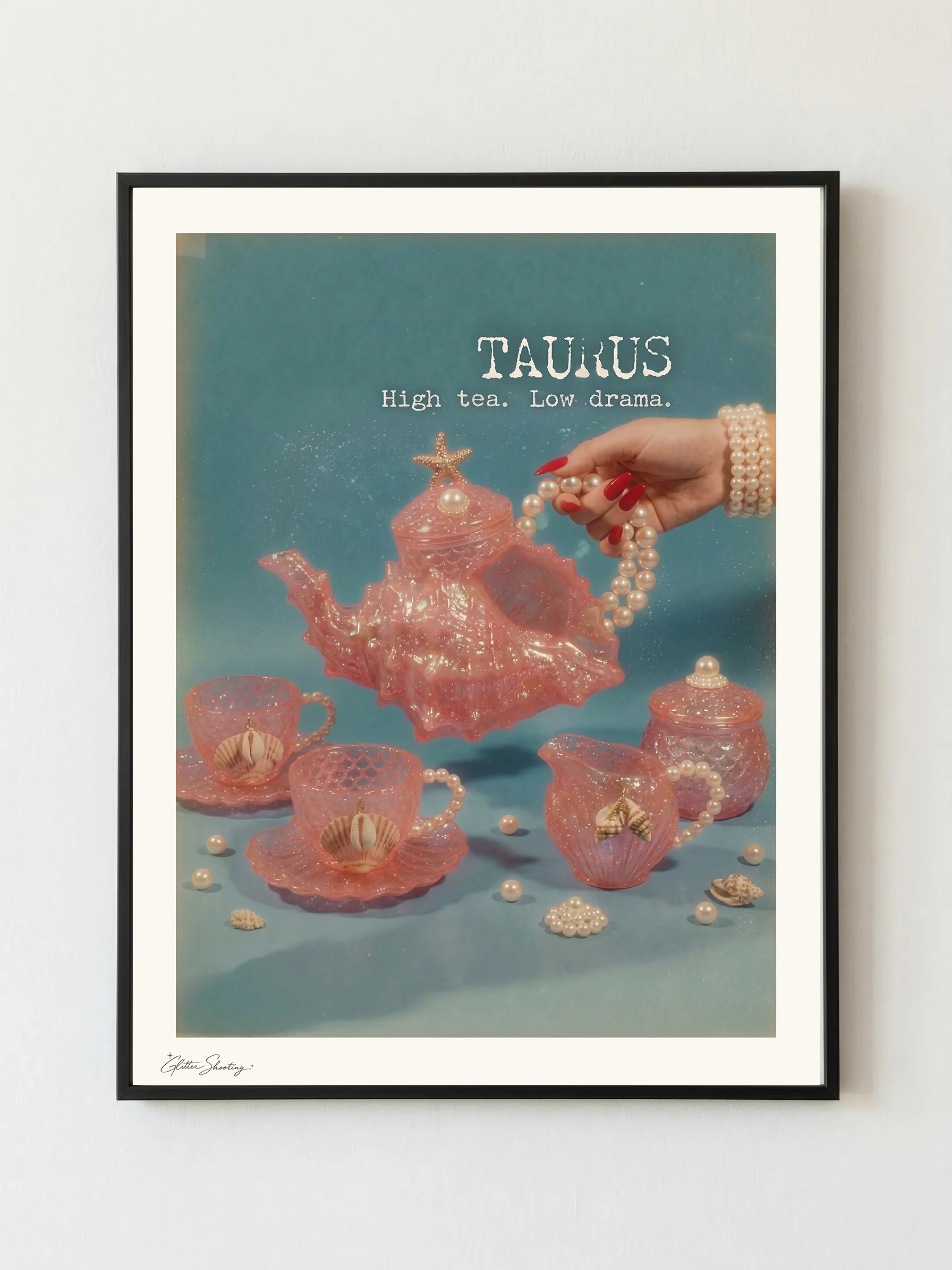 Taurus Mermaid Zodiac Art Print product image (2)