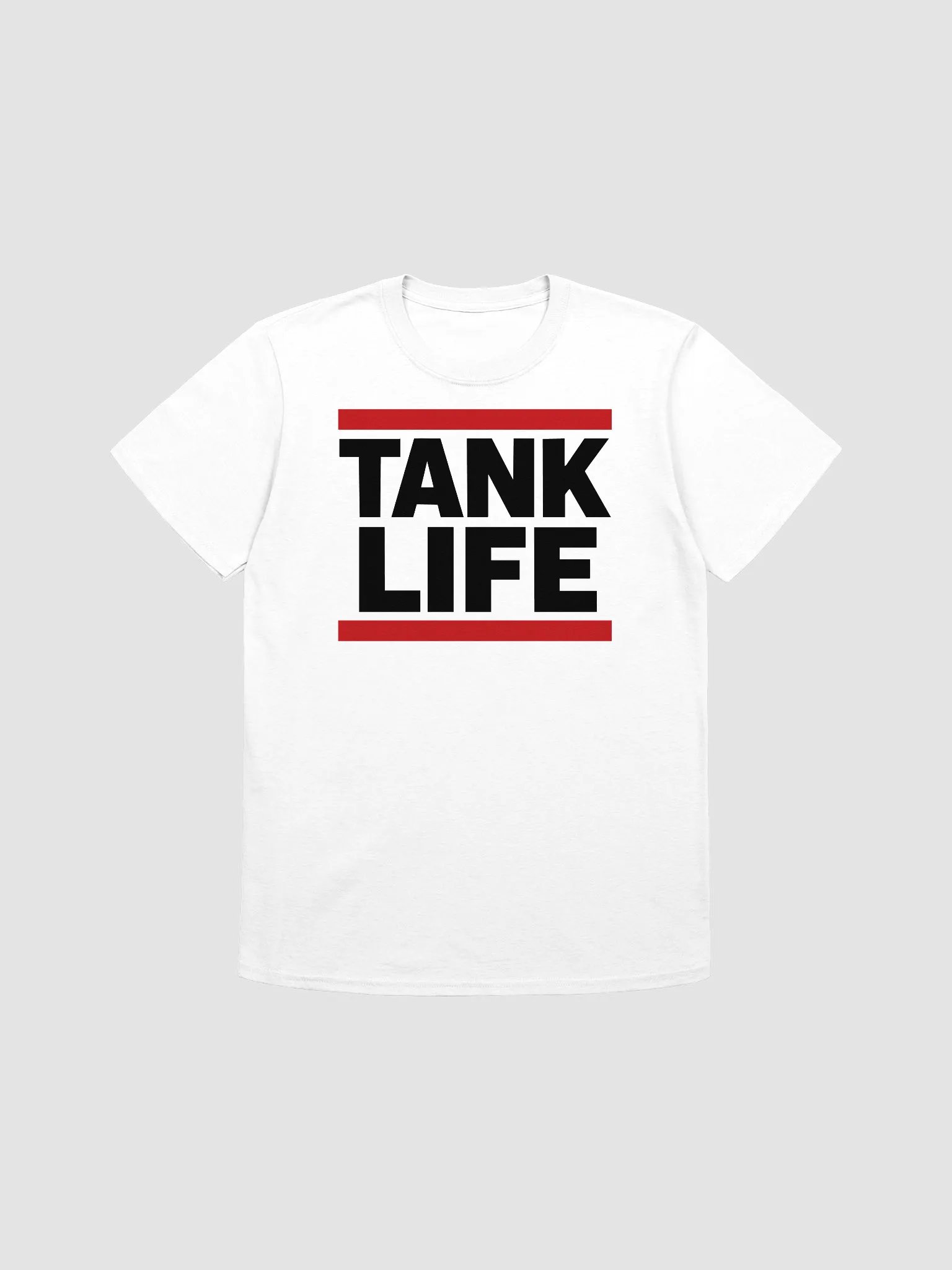 TANK LIFE Bold Tee with Black Lettering product image (13)