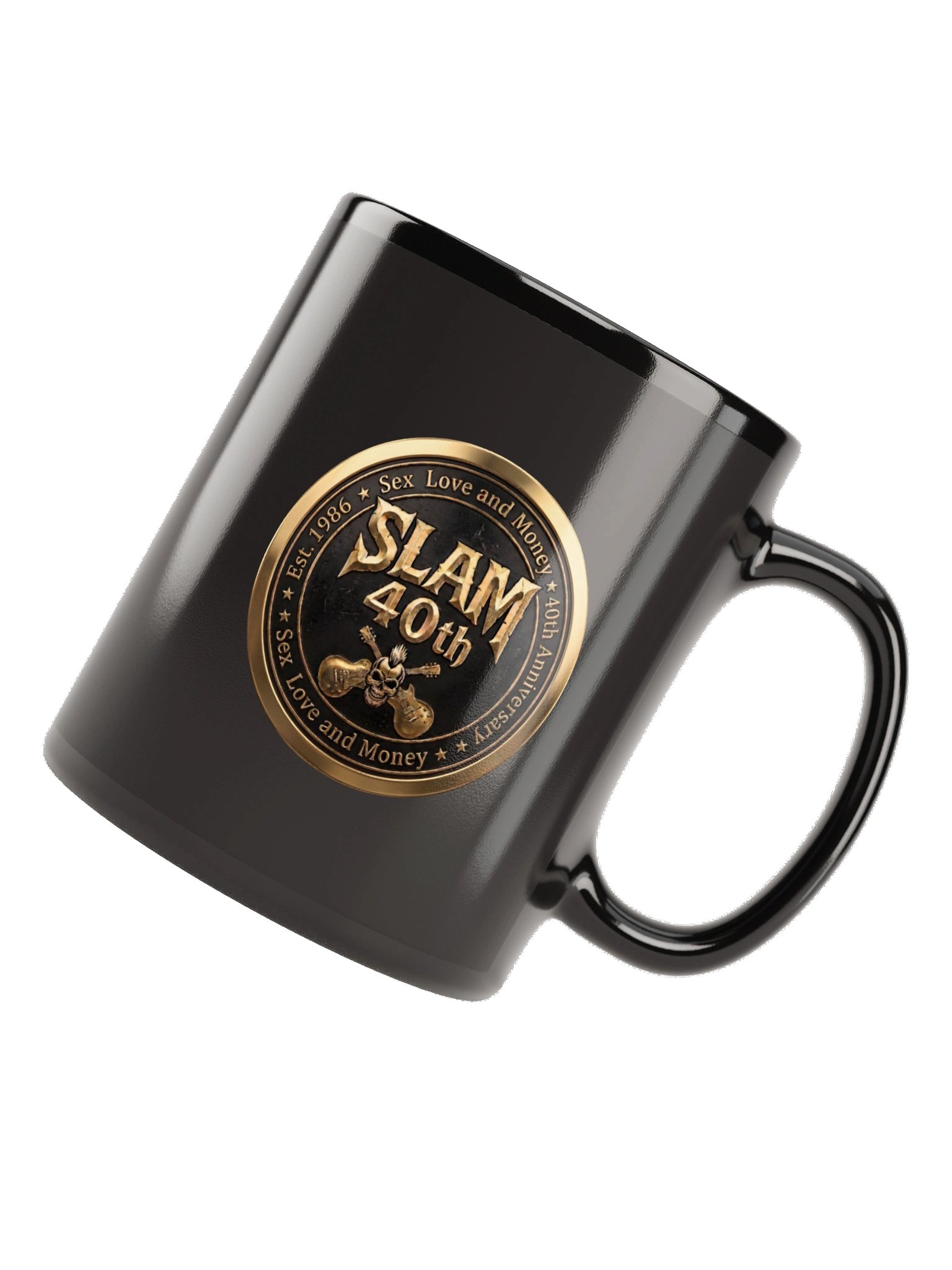 Official SLAM 40th Anniversary Black Glossy Mug product image (6)
