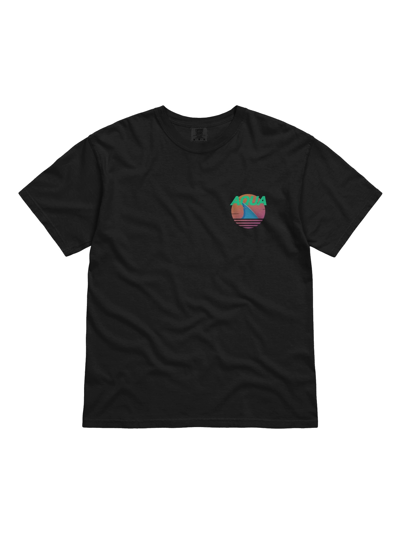 Aqua Shark Fin Sunset T-Shirt product image (2)