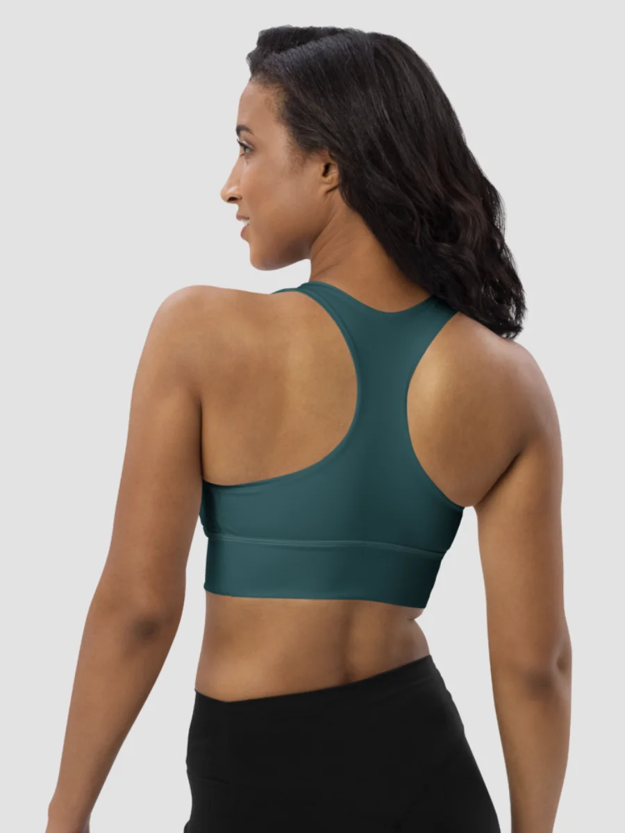 Longline Sports Bra - Deep Teal product image (4)
