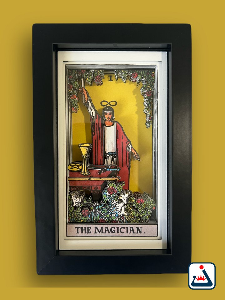 The Magician – 3D Tarot Shadow Box Art product image (1)