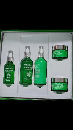 Price $300
Contact 723 3655
Refresh and repair your skin naturally with the HUDA Beauty Aloe Vera Skincare Set. This complete...
