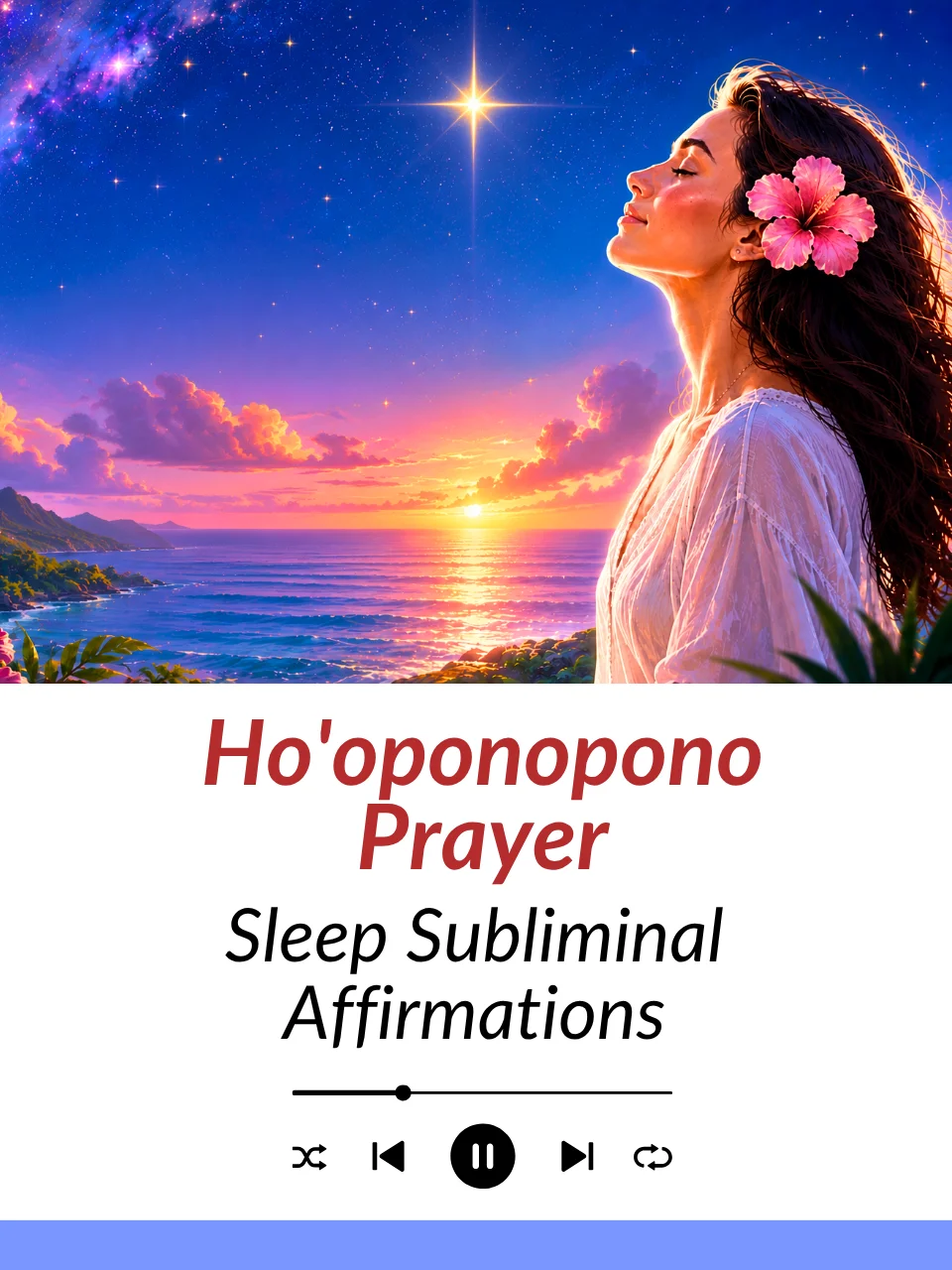Ho'oponopono Prayer for Self-Healing — Sleep Subliminal | MP3 Download product image (1)