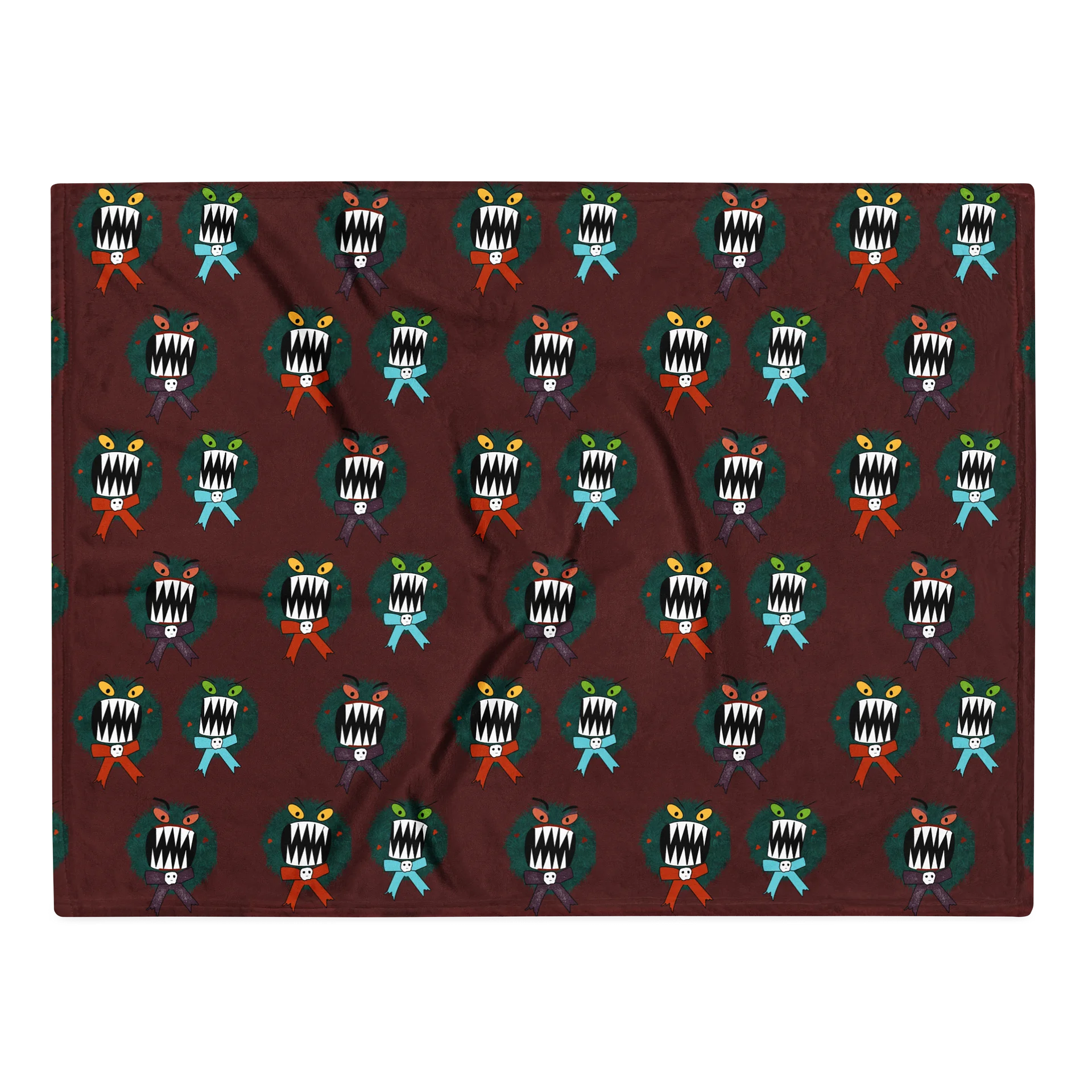 Evil Wreath Throw Blanket product image (2)