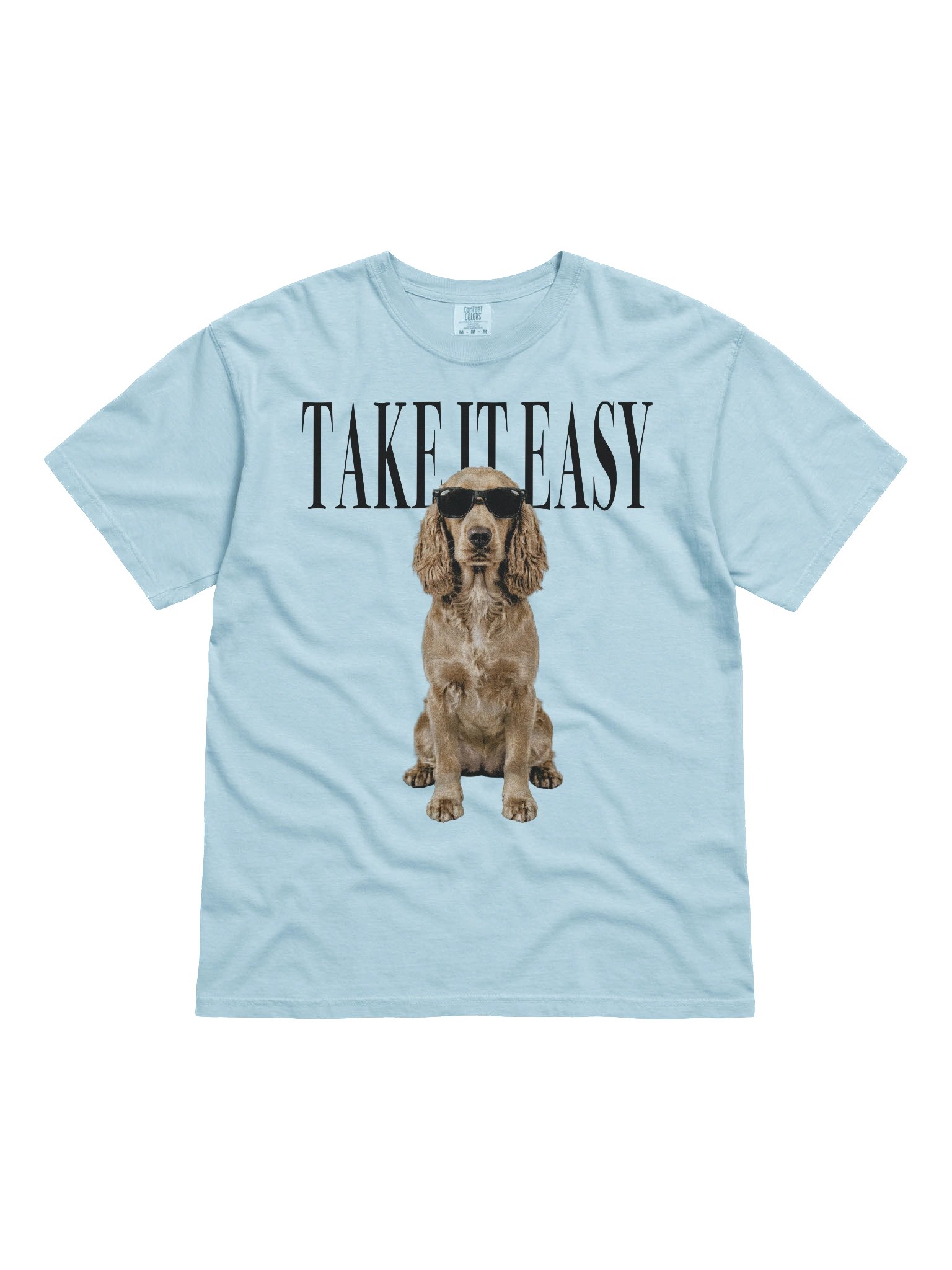 Take It Easy '90s Pop Vintage-Style T-Shirt for Working Cocker Spaniel(Fawn / Brown) Owners product image (4)
