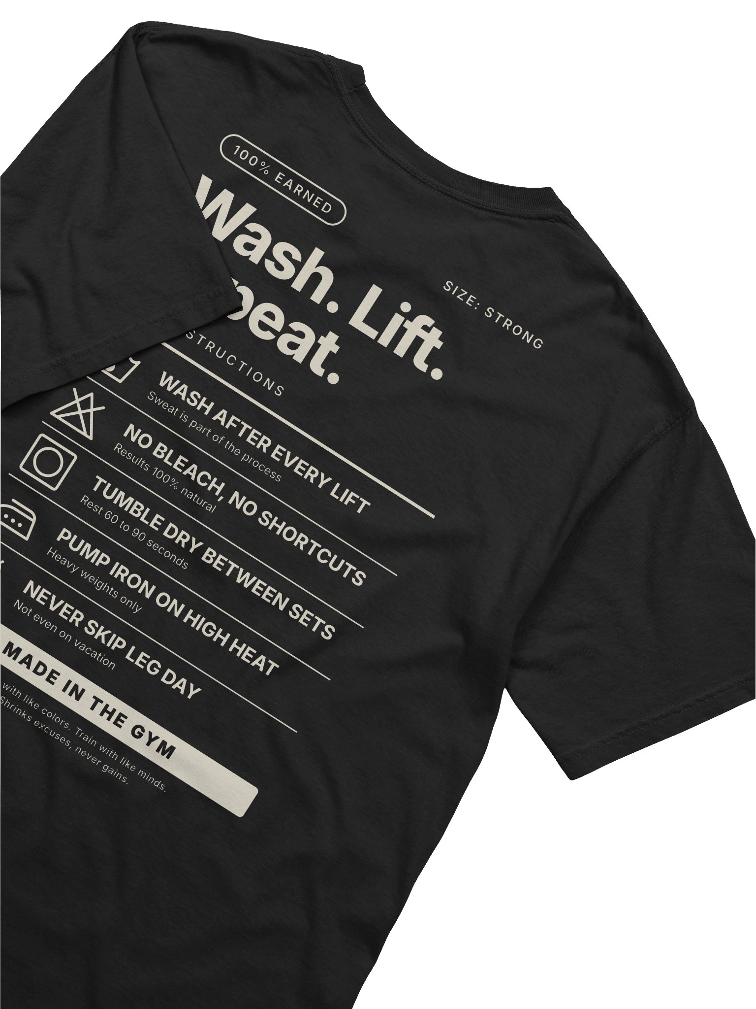 Wash Lift Repeat Oversized Gym Tee | Pump Cover product image (2)