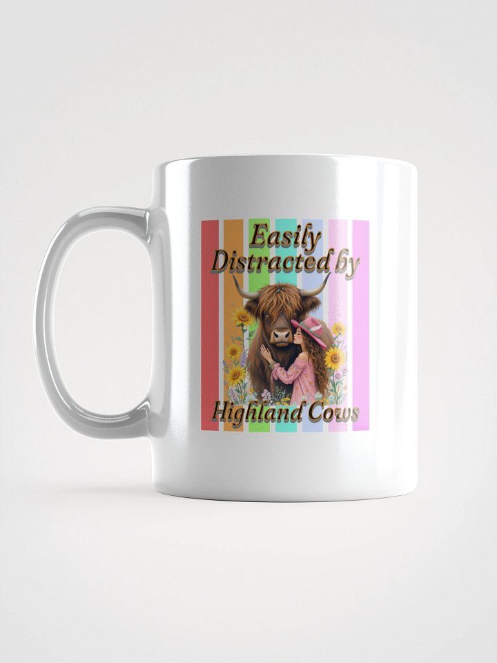 Easily Distracted By Highland Cow Mug product image (1)