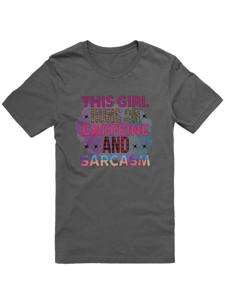 Caffeine & Sarcasm Ladies T-Shirt product image (1)