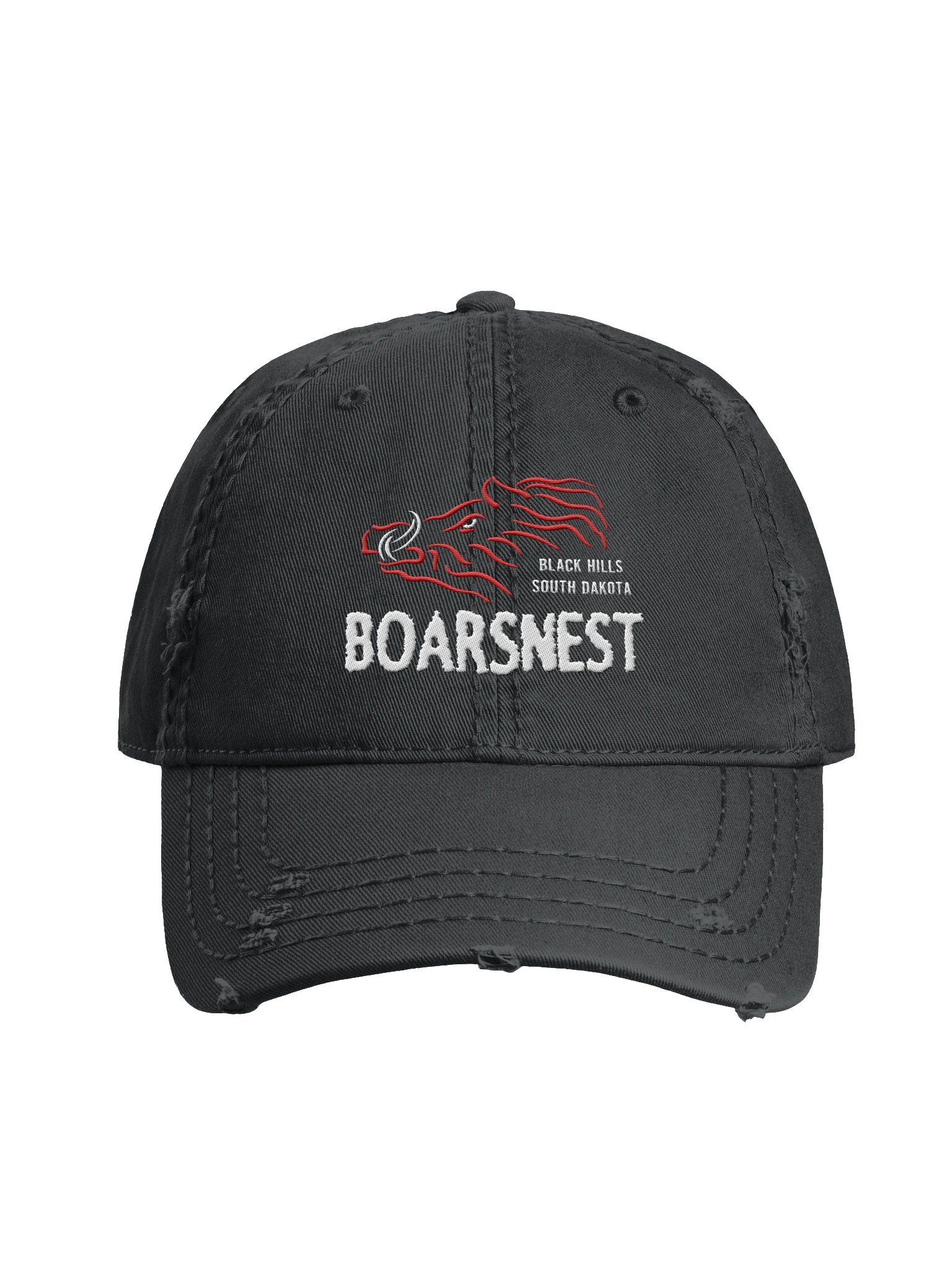 Smoky Boar Distressed Dad Hat product image (4)