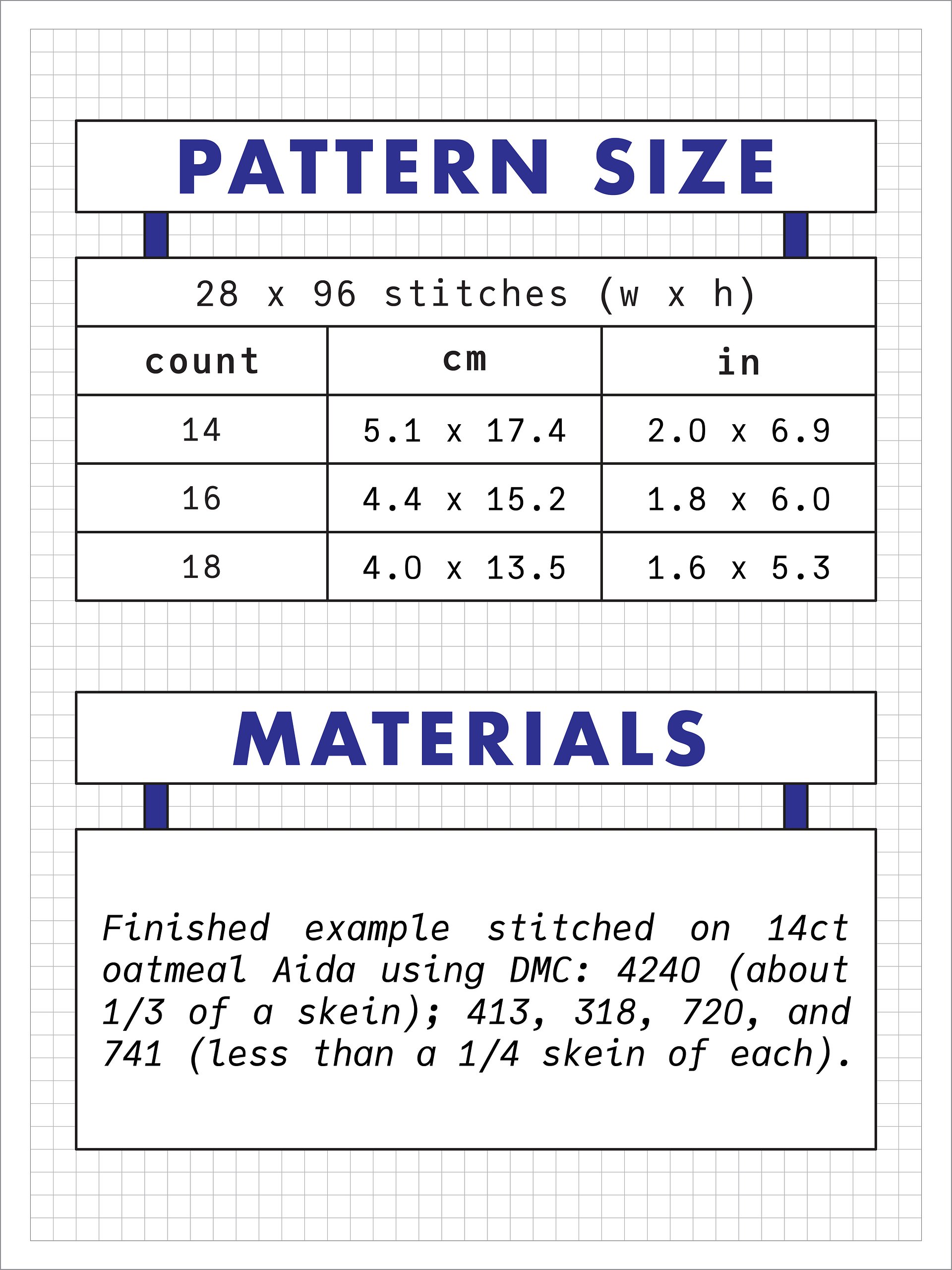 Happy Haunting Bookmark • Blackwork Cross Stitch Pattern • PDF Digital Download product image (3)