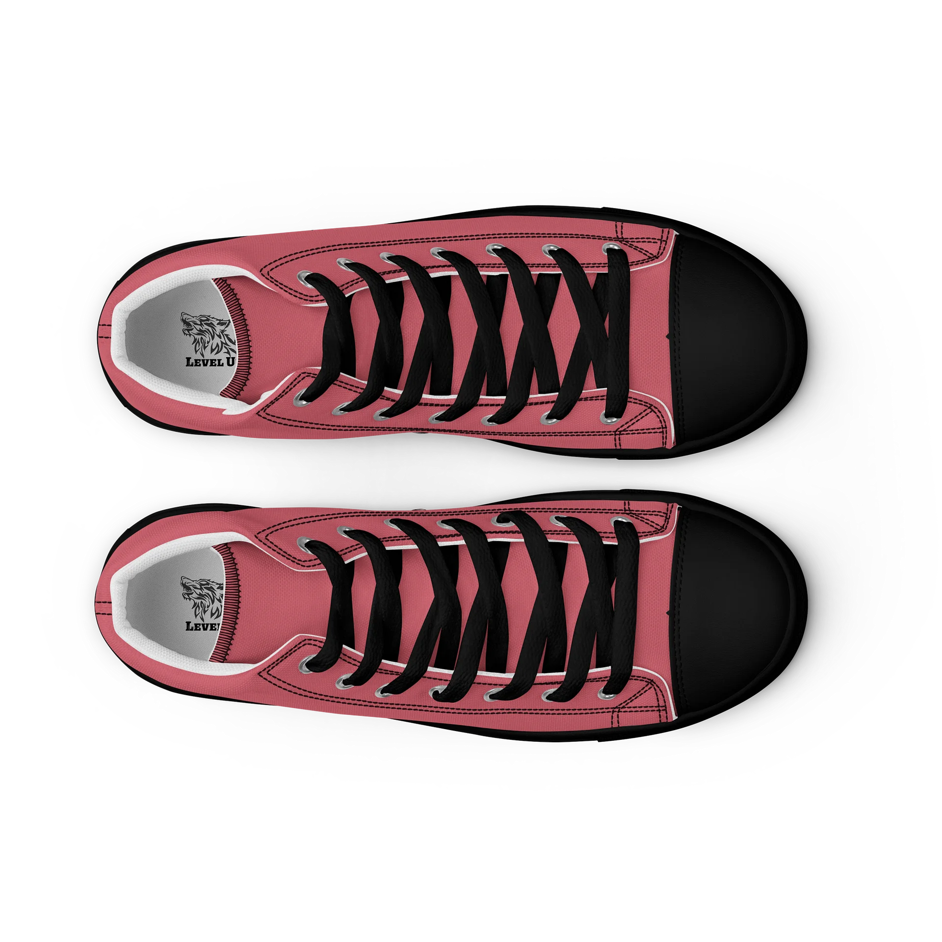 WORK YOUR DOG — Retro Graphic Women's High-Top Sneakers product image (9)