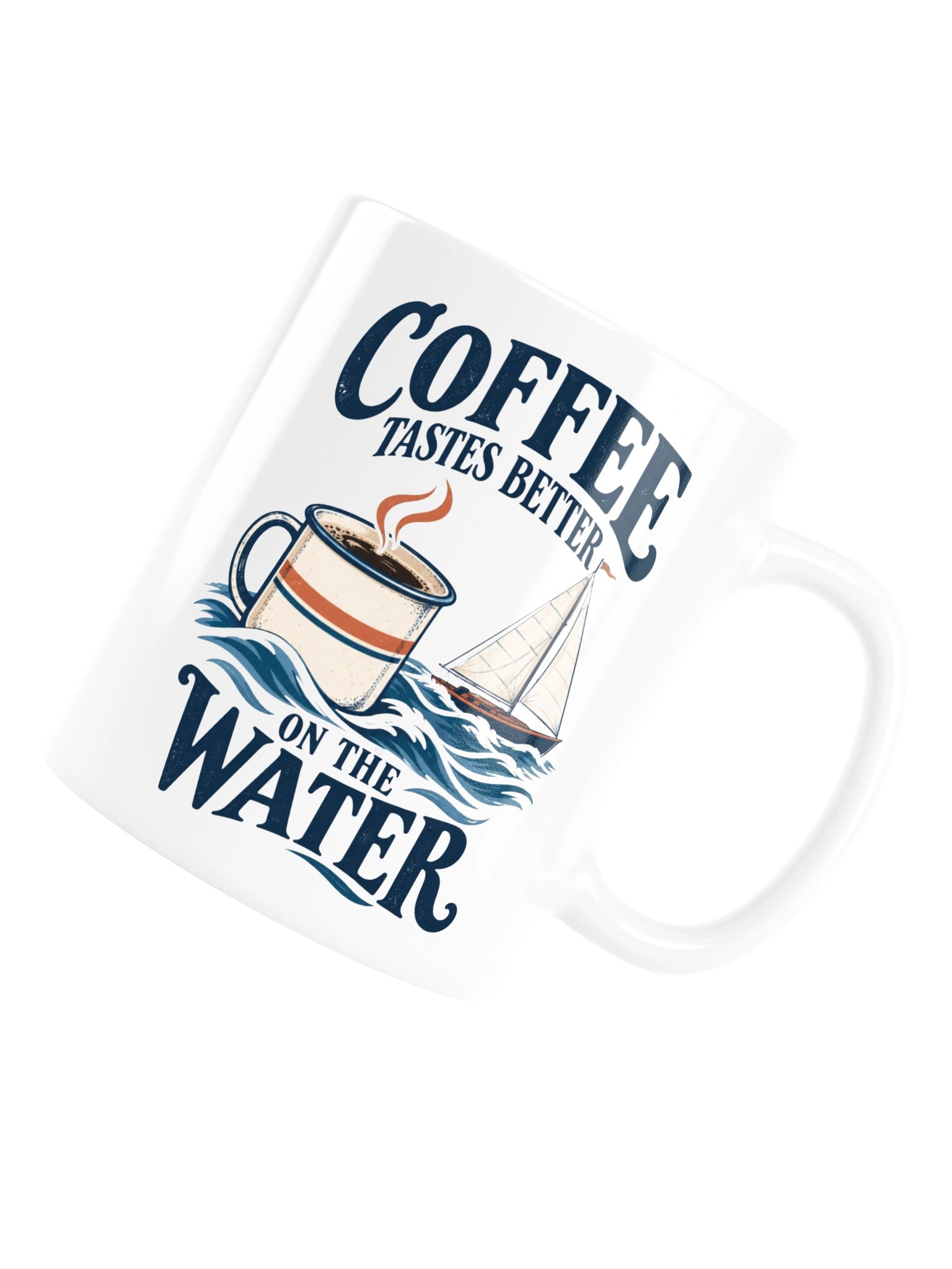 Coffee Tastes Better on the Water Mug product image (6)