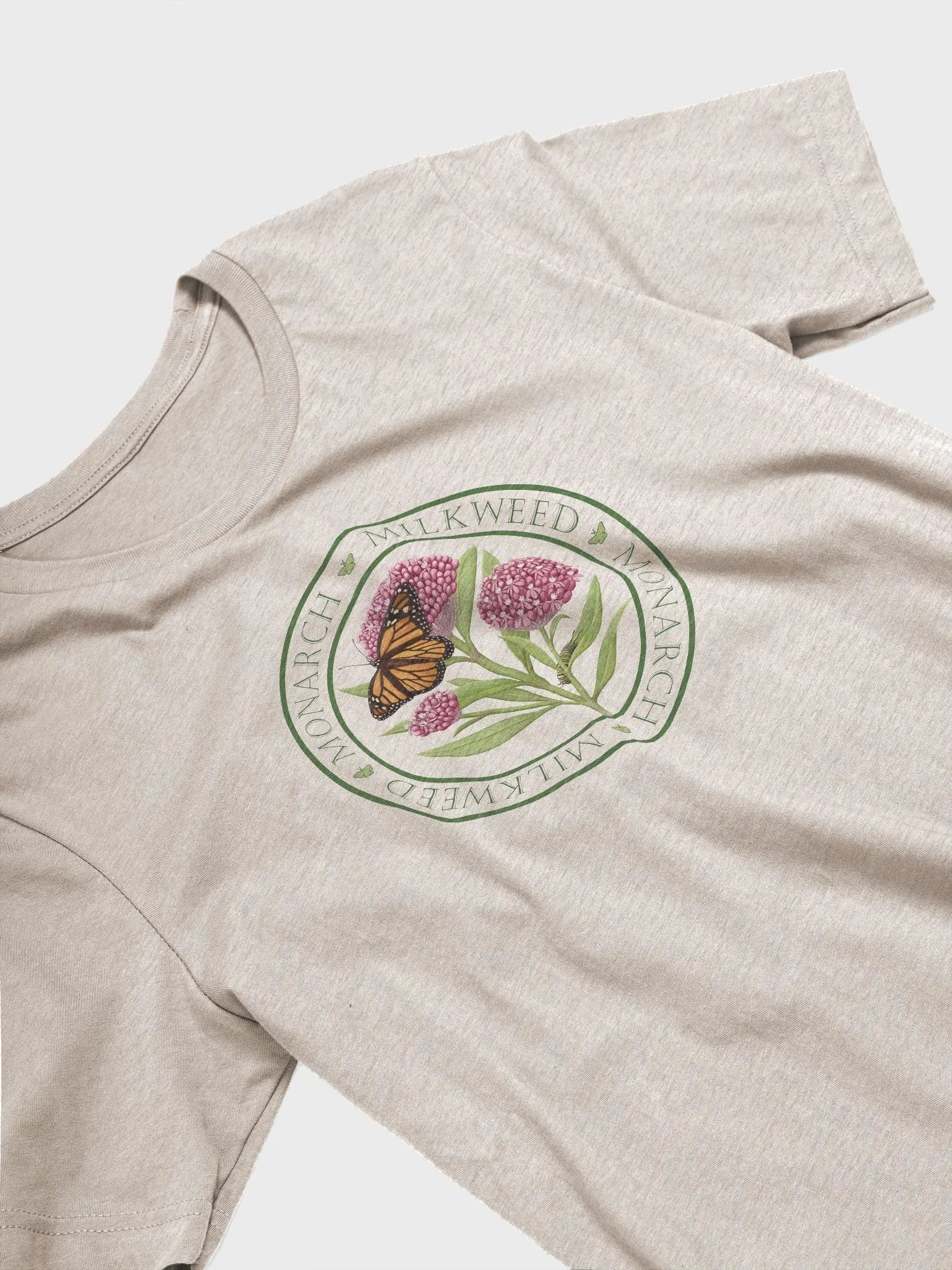 Monarch/Milkweed Circle T-Shirt product image (2)
