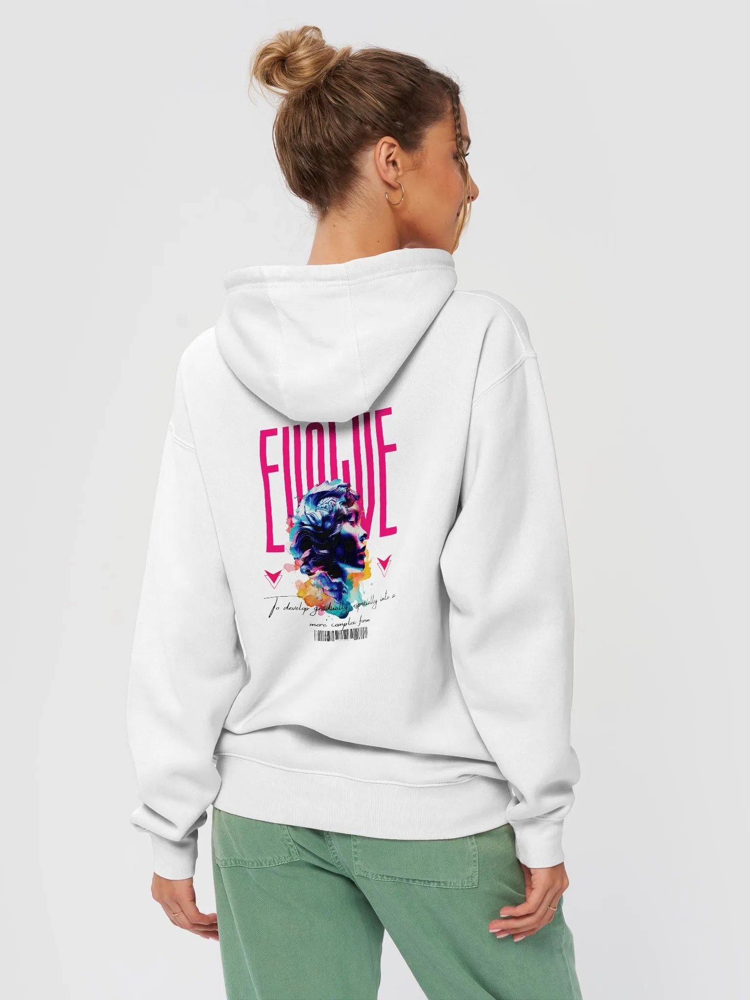 EVOLVE Bold Pink Hoodie product image (2)