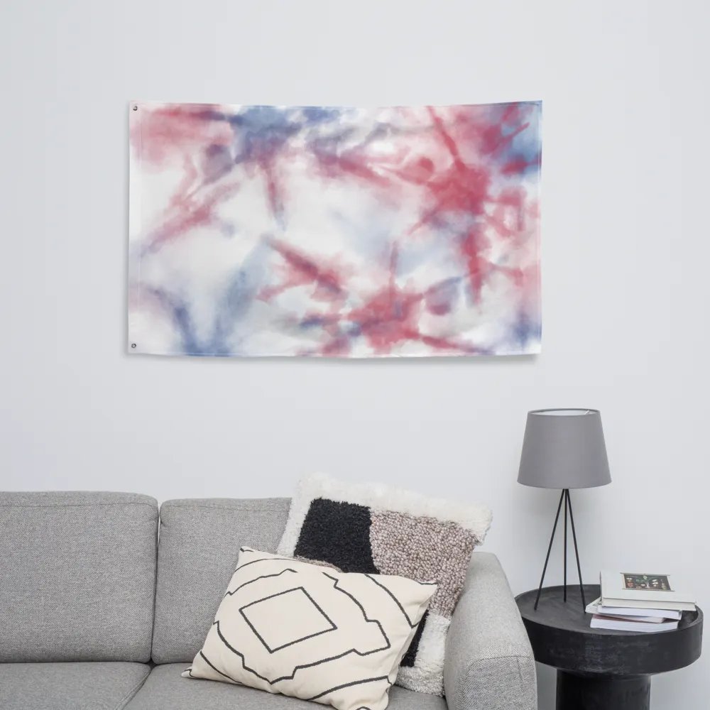 Vibrant Chaos All-Over Flag product image (8)