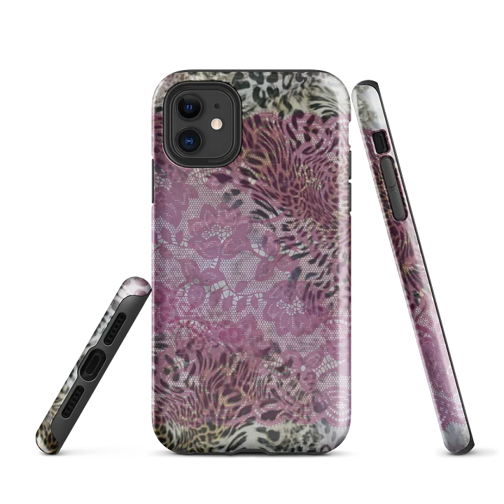 lace animal print i phone case product image (1)