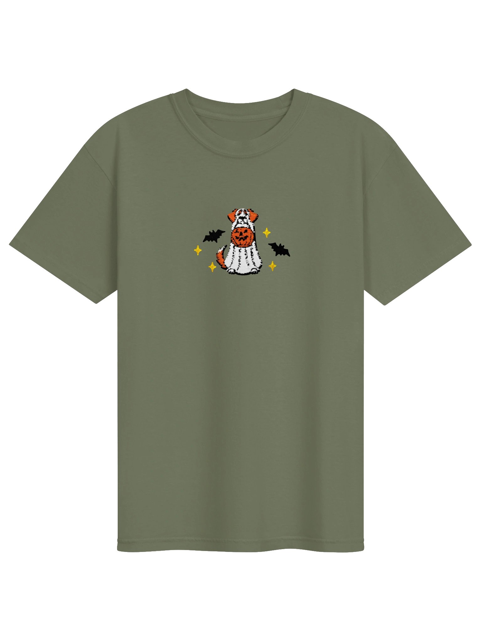 Halloween Nova Scotia Duck Tolling Retriever(Golden Red & White) Embroidered T-Shirt product image (9)
